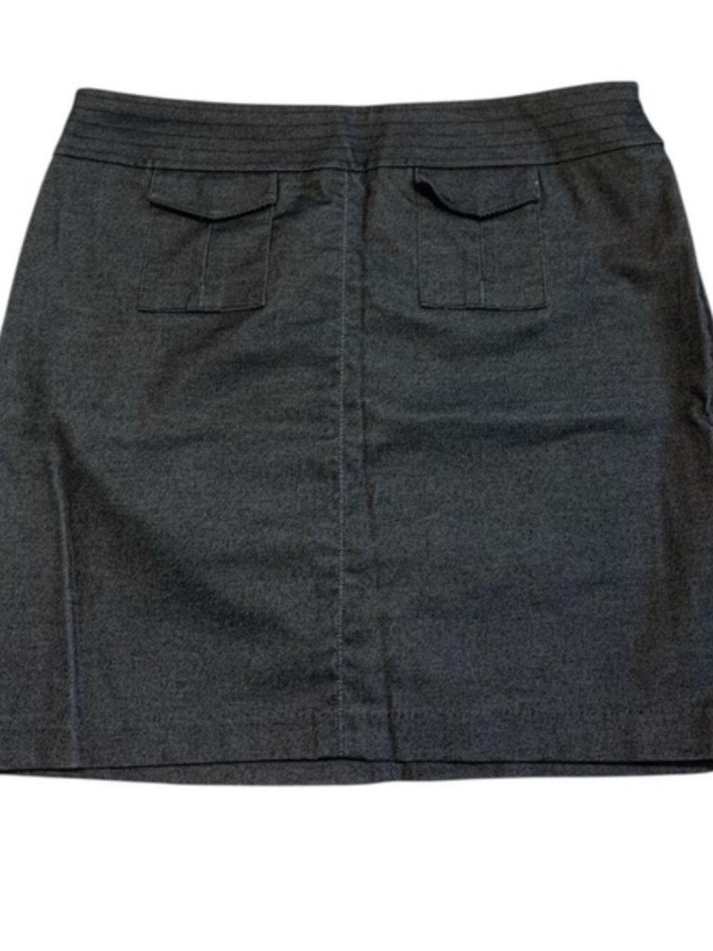 Old Navy Collection Stretch Charcoal Gray A-Line Skirt 4